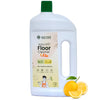 Eco Root Natural Floor Cleaner, baby and pet safe. Lemon scent.